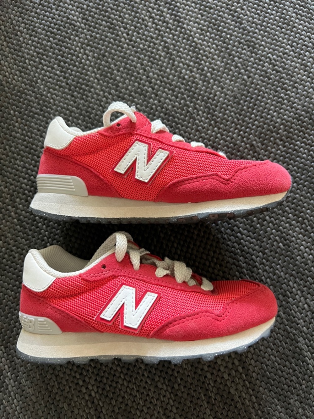 New Balance Kids' Red Athletic Sneakers - Picture 2 of 3